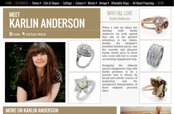 F&L Designer Profile Page